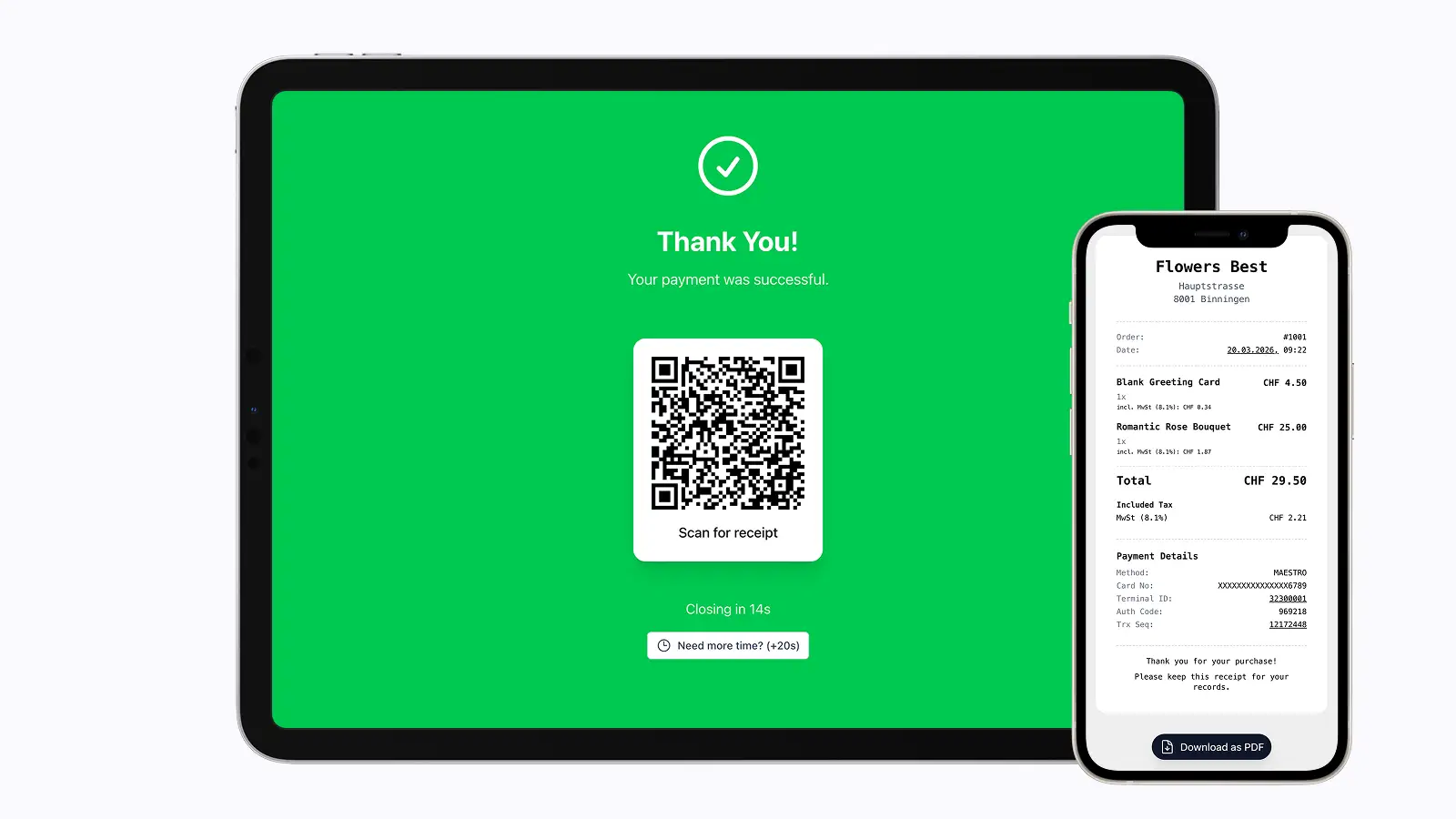 Quittung direkt aufs Smartphone